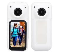 TARSHYRY Camera da 4K Mini Body, Fotocamera Indossabile a Dimensioni del Pollice con Schermo da 1,5 Pollici, Action Cam WiFi per le Avventure in Bicicletta, Immersioni, Viaggi Ed Esterni (WHITE)