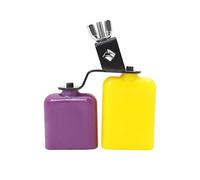 TARSHYRY Campanello per il Set di Batteria, Campanello Strumento Cowbell Doppio di Panellone Bicolor Cowbell