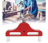 TARSHYRY Center Finder Woodworking, Lega di Alluminio Centrale con Strumento di Scriba per le Chiavi per la Lavorazione del Legno per la Lavorazione del Legno (rosso)