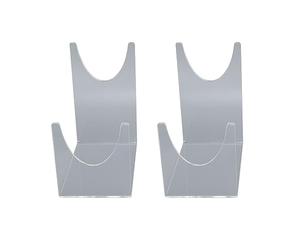 TARSHYRY Clear 2 Pack Spedtion per Arredamento per la Casa e per Ufficio, Eleganti Piedistalli Acrilici per Shofer di Spada e Shofar