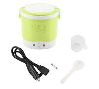 TARSHYRY Cooker di Riso Piccolo, 12v 100w 1 Litro di Riso per Produttore di Riso con Pentola di Riso per Alimenti per Alimenti per Alimenti per Alimenti per Auto per Auto (GREEN)
