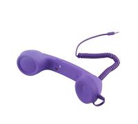 TARSHYRY Cornetta Telefonica Vintage retrò USB C a Prova di Radiazioni con Presa da 3,5 Mm per Smartphone, per Ufficio e Uso Domestico, Materiale ABS (PURPLE)