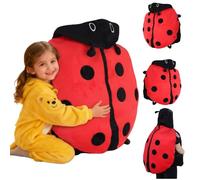 TARSHYRY Cuscino Coccinella Indossabile, Peluche Coccinella Indossabile, Peluche in Cotone PP Cuscino per Vestire Animali di con Pantaloncini Super Morbidi per Adolescenti Adulti (1 m/3,3 piedi)