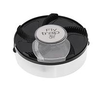 TARSHYRY ElettricoAcchiappamoscheInternoAutomaticoRotanteAcchiappazanzareconIntrappolamentoEscaperCucinaCasaFattoriaCucciaABS16x16x5cm (BLACK)