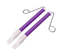 TARSHYRY Fischietto Scorrevole Sicuro e Semplice da Suonare per Strumenti Musicali per Bambini, Metallo ABS Dal Colore Adorabile, 2 Pezzi per L'illuminazione della Musica Antica (PURPLE)