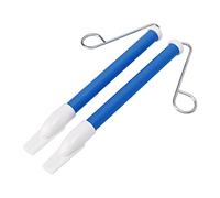 TARSHYRY Fischietto Scorrevole Sicuro e Semplice da Suonare per Strumenti Musicali per Bambini, Metallo ABS Dal Colore Adorabile, 2 Pezzi per L'illuminazione della Musica Antica (BLUE)