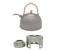 TARSHYRY 【Fornello da Campeggio con Bollitore per Acqua calda】 Bruciatore per Alcol da Esterno in Acciaio Inossidabile con Beccuccio Ti da 0,5 Litri