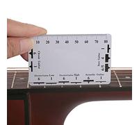 TARSHYRY Ga Indice di Altezza della Corda di Chitarra, 2pc, Scartamento di Ghata di Chitarra per Misurare l'Altezza della Corda, della Sella del Ponte