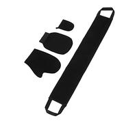 TARSHYRY Kit Applicatore Guanto Autoabbronzante Guanto Esfoliante per Un'abbronzatura Perfetta, con Fodera Impermeabile, per Feste in Casa/spiaggia, Floccato/Nero