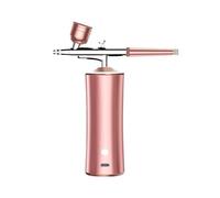 TARSHYRY Kit di Aerografo, Aerografo a Corridoio Kit Aerogrammi di Portatile Senza Spigola per Aria Non Incoraggiata per Barbieri Model Dipinto Pittura Artigianato Craft Craft Makeup (PINK)