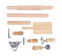 TARSHYRY Kit di Strumenti per Fare la Pasta per Gnocchi Set di Rulli per Pasta Professionale in Acciaio Inossidabile con Taglierino per Ravioli e Tagliere per Gnocchi per gli