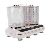 TARSHYRY Lavatrice per Biancheria Intima Portatile Ricaricabile a Doppia Tazza con Centrifuga per Tubo di Scarico a Secco Lavatrice per Piccoli Indumenti Senza Fili per il Bagno a Casa