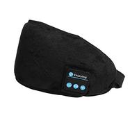 TARSHYRY Maschera per Dormire Wireless 5.0 con Cuffie Integrate per la Musica, Copertura per gli Occhi da Viaggio con Riduzione del Rumore per un Riposo Confortevole (BLACK)