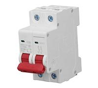 TARSHYRY Mini Interruttore Automatico 2P CC, 50 A 1.000 V, Montaggio su Guida DIN, capacità di Interruzione 6.000 A, Compatibile con Sistemi Solari Fotovoltaici