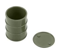 TARSHYRY Mini Serbatoio del Carburante Decorativo, Sicuro Ed Ecologico, per Auto RC in 1:24, Accessorio di Simulazione Realistica (verde scuro)