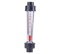 TARSHYRY Misuratore di Portata d'acqua 100 1000 L/h per Sistemi Liquidi, Rotametro in Plastica con Indicatore a Galleggiante, Connessione Filettata DN15, Design del Tubo in per il Monitoraggio