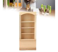TARSHYRY Mobile in Legno per Libreria Casa per Bambole in Scala 1:12, Accessorio per Mobili in Miniatura per Decorazione Fai -da -te per la Casa delle Bambole (libreria)