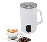 TARSHYRY Montalatte Elettrico e Vaporizzatore 4 in 1, Produttore Automatico di Schiuma Calda e Fredda 350 Ml e Scaldalatte per Latte, Cappuccino, Macchiato, Montalatte Silenzioso (Spina europea