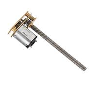 TARSHYRY Motoriduttore Riduttore, Motoriduttore 1024GA20 DC 6V/12V Filettatura Flip N20 con Albero M4 X 55mm per Ascensori, Carrello di Atterraggio, Bracci Meccanici (12V 200RPM)