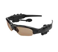 TARSHYRY Occhiali da Sole Intelligenti, Occhiali da Sole Intelligenti Solar Power Horfphone Aurnica Stereo Smartphone Smartphone Vetri per PC Outdoor Driving Driving Cycling Black (Marrone scuro)