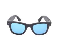 TARSHYRY Occhiali Intelligenti con Fotocamera HD da 8 MP e Intelligenza Artificiale, Dotati di Traduzione Integrata e Controllo Vocale, per Comunicazione Multilingue in Tempo Real (BLUE)