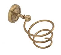 TARSHYRY Organizer per Asciugacapelli da Parete, Finitura Bronzo Antico, Design a Spirale per Soluzioni di Stoccaggio nel Bagno