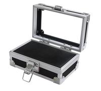 TARSHYRY Organizzatore di Cassette per Trapano per Trapano Portatile Resistente per Professionisti delle Nail Art e Appassionati di Alluminio (50 buche)