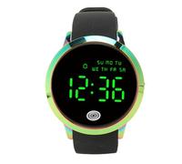 TARSHYRY Orologio Digitale da Uomo,Orologi da Polso Digitali con Giorni Feriali e Date,Commutazione 12,24 Ore,Resistenza Agli (Cintura nera con conchiglia colorata)