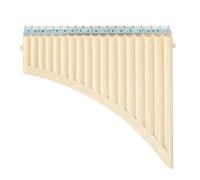 TARSHYRY Pan Flauto 18 Tubi C Chiave Chiave ABS Strumento a Panpipes con Bocchino per Studenti Principianti Include il Trasporto di Sacchetti 26x25x2cm (Bianco)