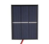 TARSHYRY Pannello Solare Portatile, Mini Pannelli Solari per Pannello Solare in Campeggio con 2 Pc 0,65 w 1,5 V per Caricatore della Batteria del Modulo di Alimentazione Nuvoloso in