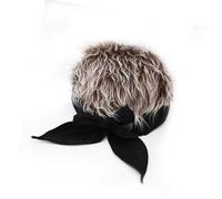 TARSHYRY Parrucca del Cappello, Cappelli con Parrucca per Capelli con Cappello Facile Indossare e Andare Parrucche di Parrucche per la Parte per la Festa Cosplay e Uso Quotidiano (Caffè)