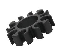 TARSHYRY Porta del Tamburo per Set di Batteria, Supporto per Bacchetta Subrumsticks Porta del Display Silicone E del Tamburo Clamp/Holder con Attrezzatura da Baracca Accessori (BLACK)