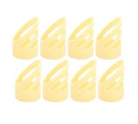 TARSHYRY Protettore della Punta della Chitarra, Materiale ABS Disponibile in Diverse Dimensioni Proteggere le Dita Dal Dolore e Dal Sudore, per Tutti i Tipi di Strumenti a Corda (2L+6M)