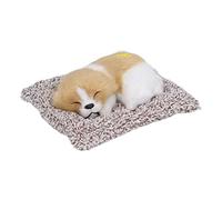 TARSHYRY Pug Polled Animal, Real Life Dog Dog False Electronic Pets Adorabile Cucciolo Addormentato Peluga Interattivo Peluga Decorazioni per Bambini per Ragazzi Ragazze per Ragazzi (Cane da un