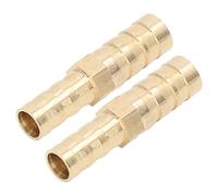 TARSHYRY Raccordo Riduttore per Tubo in Ottone da 2 Pezzi, Connettore Spinato Esagonale per Tubi di Giunzione (10-8)