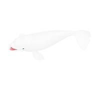 TARSHYRY Realistico Modello di Animale Marino di Balena Bianca per Gioco Educativo per Bambini, Realizzato in Plastica di Alta qualità, di Vita Marina da 7" per L'apprendimento e il Gioco