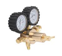 TARSHYRY Regolatore di Azoto a Doppio Manometro, Regolatore di Pressione 'Aria del Gas 0-800 PSI per Test del HVAC, Manometro di Facile Lettura, Impugnatura a T Trasmissione
