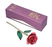 TARSHYRY Rosa, Rose 24k Placcato con Fiori ' di Base per Natale, Matrimonio