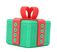 TARSHYRY Scatola Regalo Fastidiosa Scatola Regalo Interattiva con Vite per Scherzo Stampata in 3D per Compleanni Natale Festival di Primavera Materiale PLA 7x6,5x6,5 Cm (Rosso+Verde)