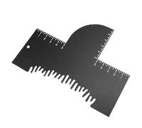 TARSHYRY Scheda di Potenziamento per Barbieri con Indicatori di Misurazione, Stencil per Attaccatura dei Capelli con Angoli Retti Lunghi Bordi Dritti Strumento per Allineare il Barbiere