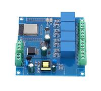 TARSHYRY Scheda di Sviluppo Modulo relè WiFi a 4 Vie, Flash 4M per Controllo Cordless Smart House, Alimentatore DC5-60V, Pulsanti Programmabili Integrati, Porta IO