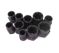 TARSHYRY Set di Estrattori con Presa Forte da 10 Pezzi, Acciaio Al Cromo Vanadio, Strumento per la Rimozione di Dadi e Bulloni Ad Alta Resistenza