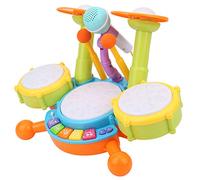TARSHYRY Set for Kids, Drums Kids Set with Early Learning Educational Educational Electronal Impostare Strumenti Musicali Toys for Early Learning (YELLOW)