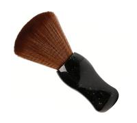 TARSHYRY Spazzola per la Pulizia del Collo, Spazzola Professionale Morbida per la Pulizia di Collo, Guance e Fronte, con Manico Antiscivolo, Ideale per Casa, Salone, Barbiere e st (Zucca nera cielo