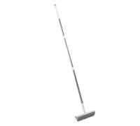 TARSHYRY Spazzola per Pavimenti Spazzola per Pulizia Capelli Duri con Manico Lungo per Piastrelle Doccia Garage Patio Esterno Resistente Testa Telescopica Regolabile in Acciaio