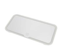 TARSHYRY Specchietto di Cortesia per Aletta Parasole Auto, Ricaricabile Tramite USB, con Luce LED, Universale per Auto, Camion e SUV, in Materiale ABS, Dimensioni 24,3 X 12 cm.