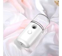TARSHYRY Spruzzatore di Nebbia Facciale Ricaricabile Ricaricabile USB Compatta con Tecnologia Nano per Idratazione della Pelle Dimensioni di Viaggio Leggero per le Donne (WHITE)