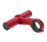 TARSHYRY Supporto per Manubrio Bici Esteso per Luce e Torcia Clip per Supporto per Accessori per Bicicletta Multiuso da 4 Pollici per Attrezzatura e Attrezzatura da Ciclismo (Rosso)