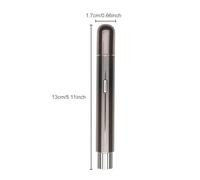 TARSHYRY Tagliacapelli Ricaricabile per Naso Orecchie Sopracciglia per Donna Uomo, Epilatore Elettrico Indolore per il Viso, Tagliacapelli di Precisione, Portatile USB, Facile Pulire (GREY)