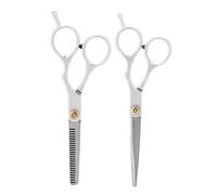 TARSHYRY Taglio di Capelli Professionali Diintegne Scissori Set Salone Barbiere Taglio per Parrucchiere per Famiglie Animali Domestici e Professionisti in Acciaio (Set 2 pezzi)